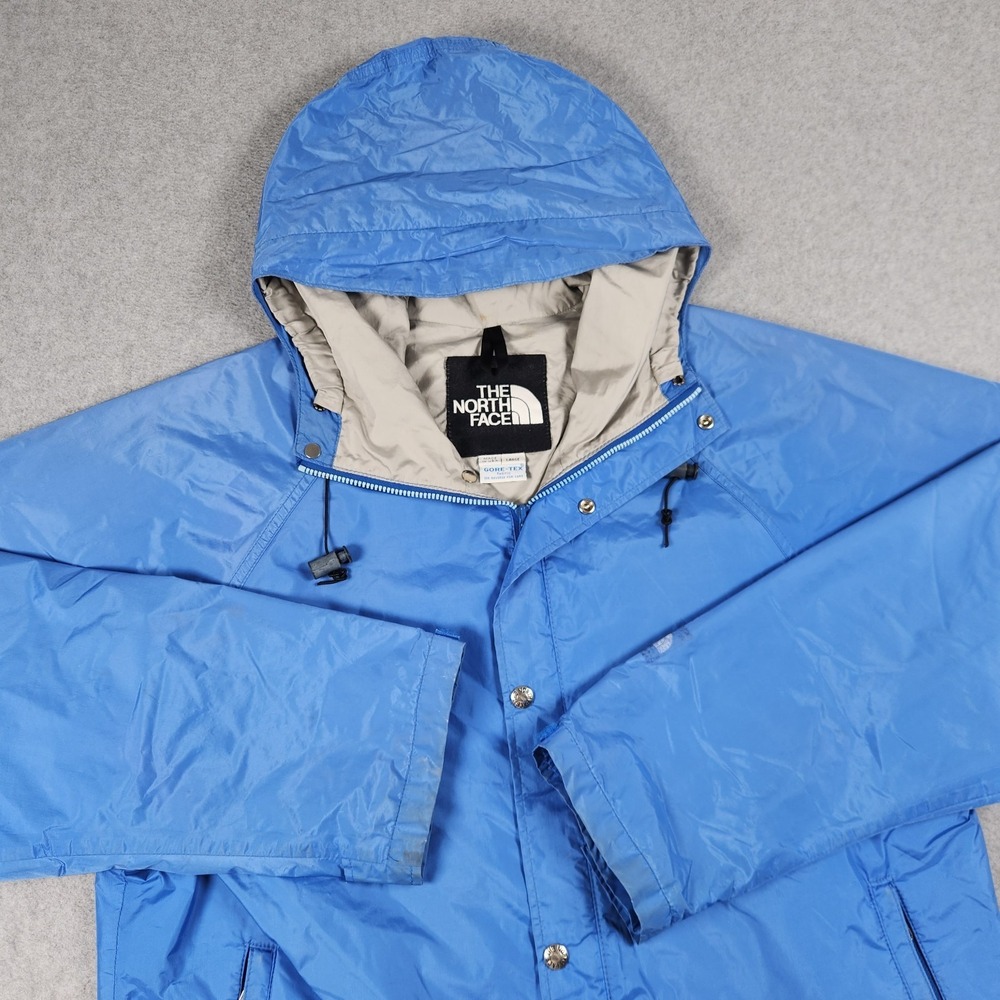 Vintage The North Face Jacket Large Blue Waterproof Outdoor HIking 90s